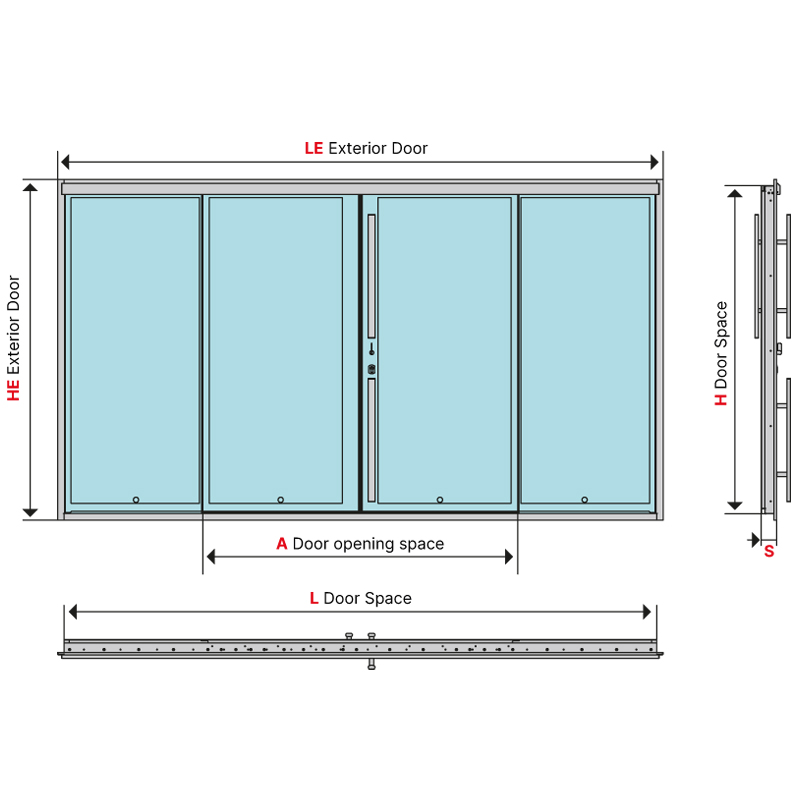 Four wings door 2076